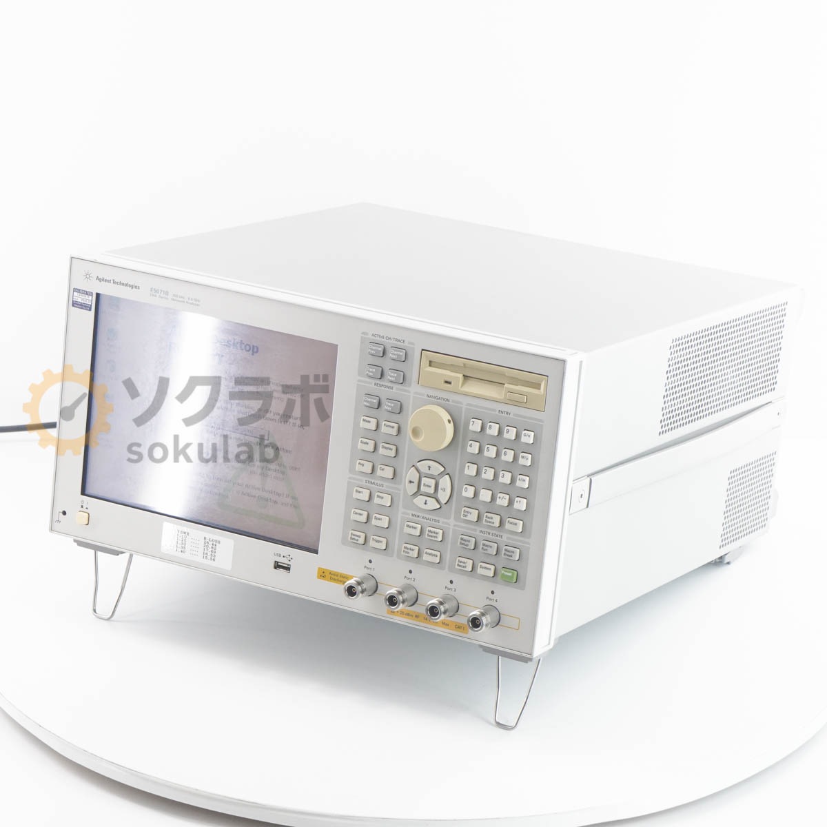 [DW]USED 8日保証 03/2025CAL Agilent E5071B ATO-7083 ENA Series Network ...