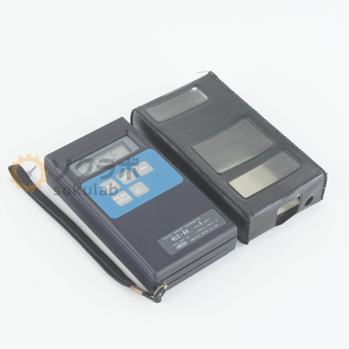 [DW]USED 8���ݾ� ANRITSU HLC-60 TYPE E(CRC) ��Ω�״� DIGITAL SURFACE THERMOMETER �ǥ�����ɽ�̲��ٷ� -200~800�� -100...[07380-0127]