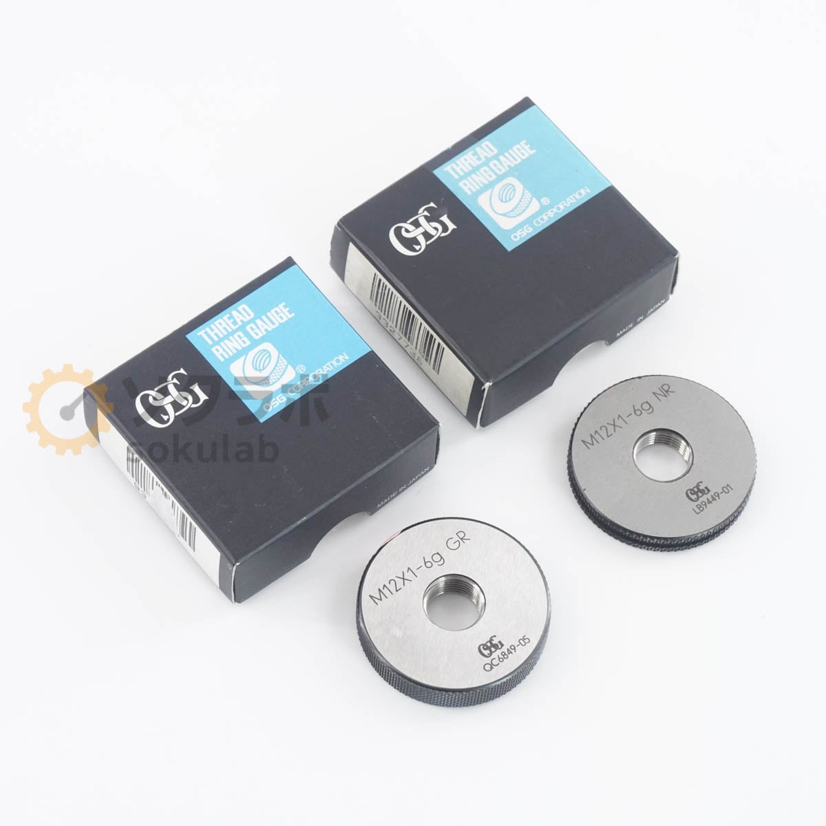 [DW]USED 8���ݾ� ���å� OSG M12X1-6g GR NR THREAD RING GAUGE �ͤ���󥰥����� �ͤ������� ��󥰥����� [07380-0223]