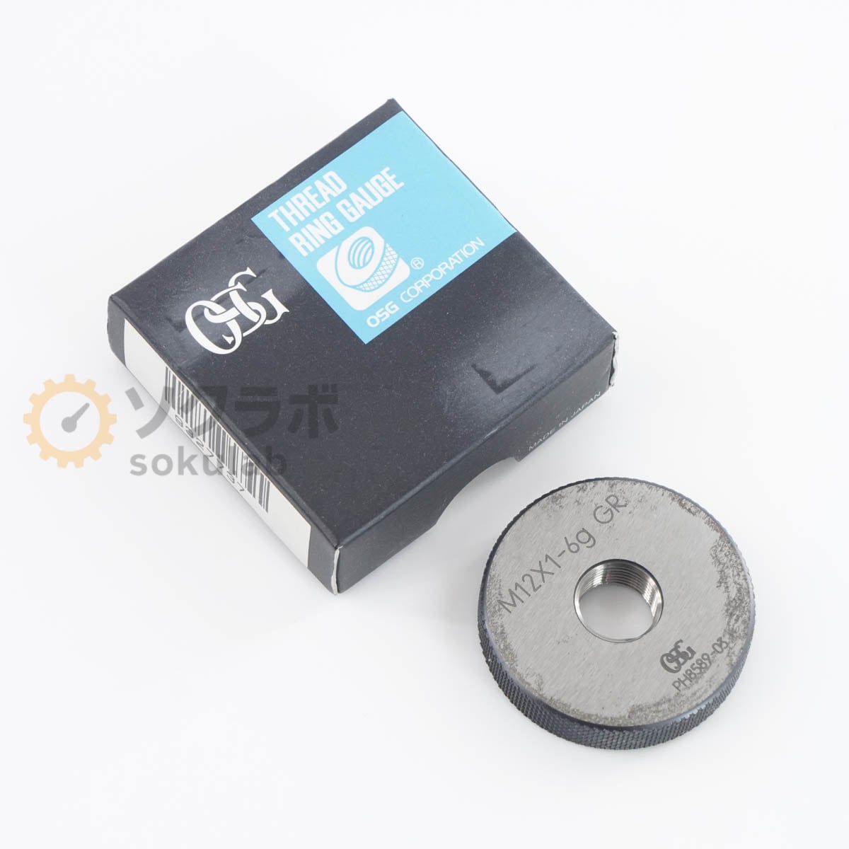 [DW]USED 8���ݾ� OSG M12X1-6g GR THREAD RING GAUGE �ͤ���󥰥����� �ͤ������� ��󥰥����� [07380-0227]