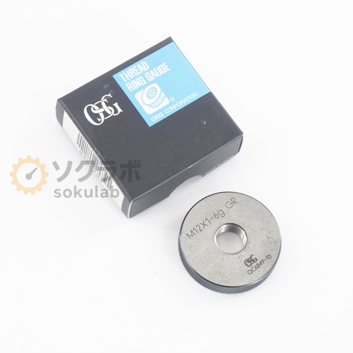 [DW]USED 8���ݾ� OSG M12X1-6g GR THREAD RING GAUGE �ͤ���󥰥����� �ͤ������� ��󥰥����� [07380-0229]