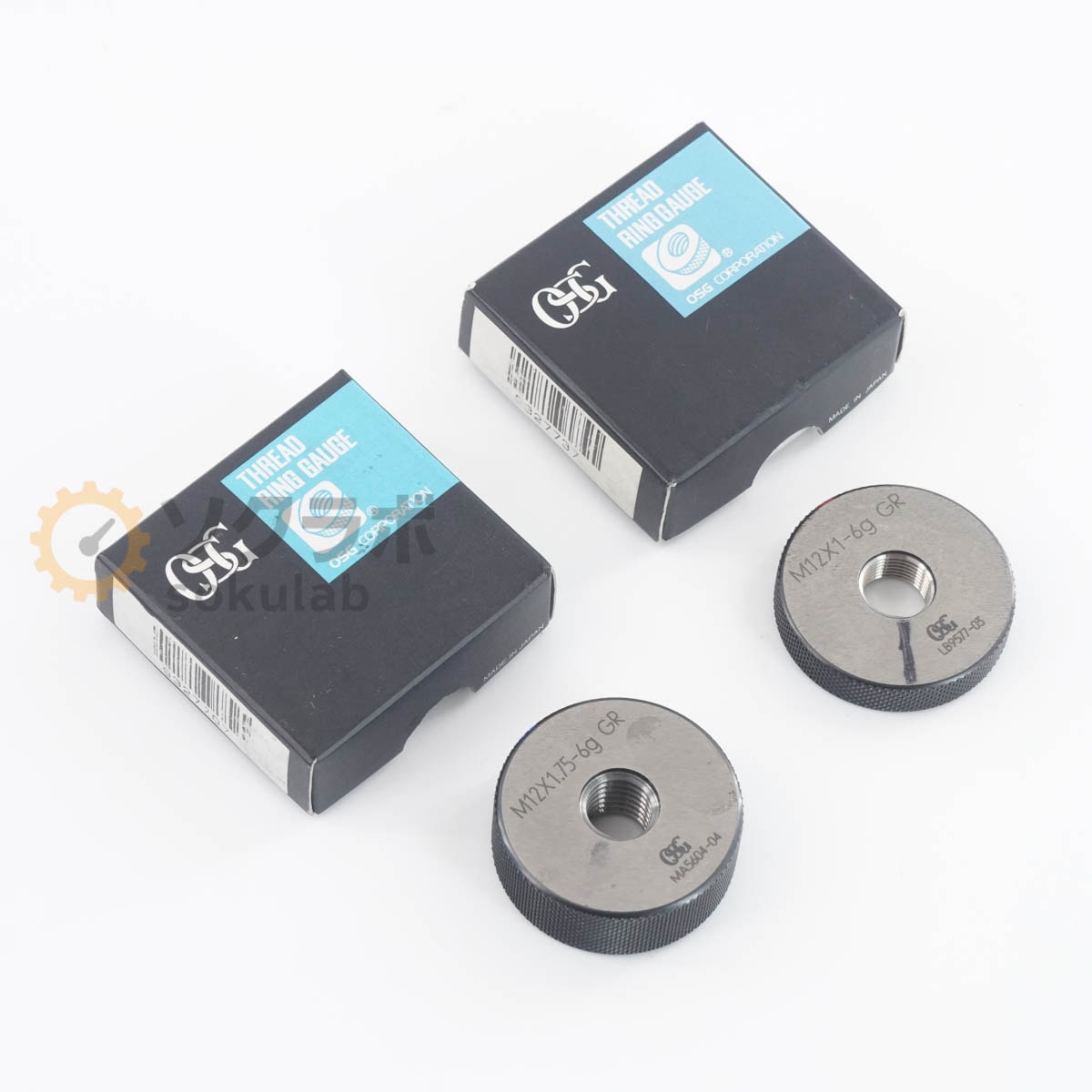 [DW]USED 8���ݾ� ���å� OSG M12X1.75-6g GR M12X1-6g GR THREAD RING GAUGE �ͤ���󥰥����� �ͤ������� ��󥰥����� [07380-0282]