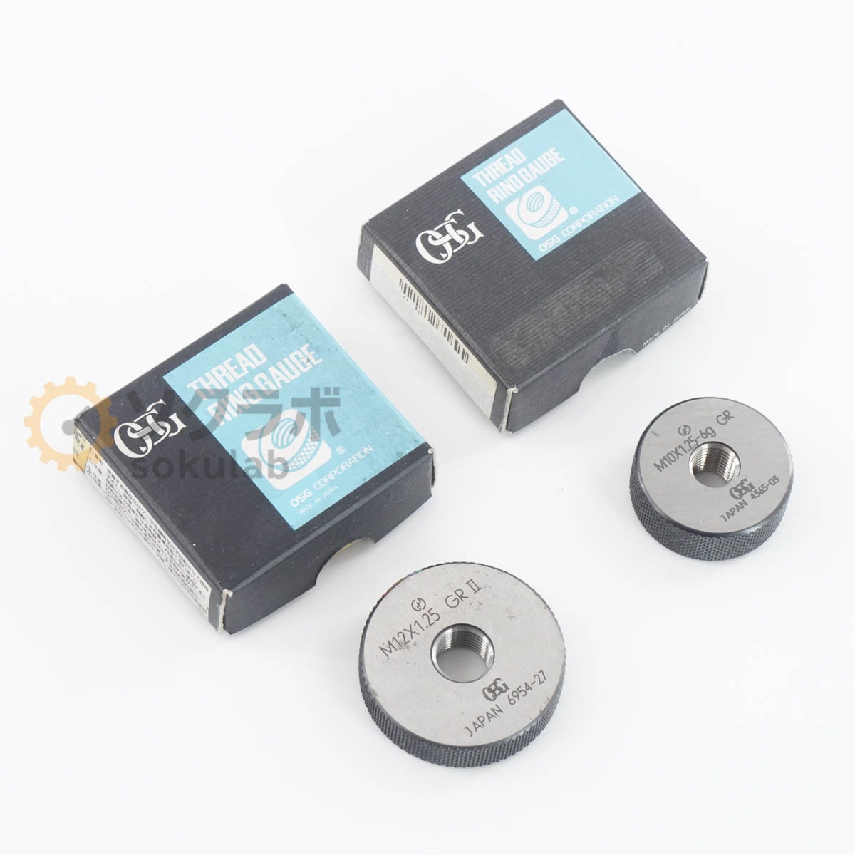 [DW]USED 8���ݾ� ���å� OSG M12X1.25 GRII M10X1.25-6g GR THREAD RING GAUGE �ͤ���󥰥����� �ͤ������� ��󥰥����� [07380-0293]