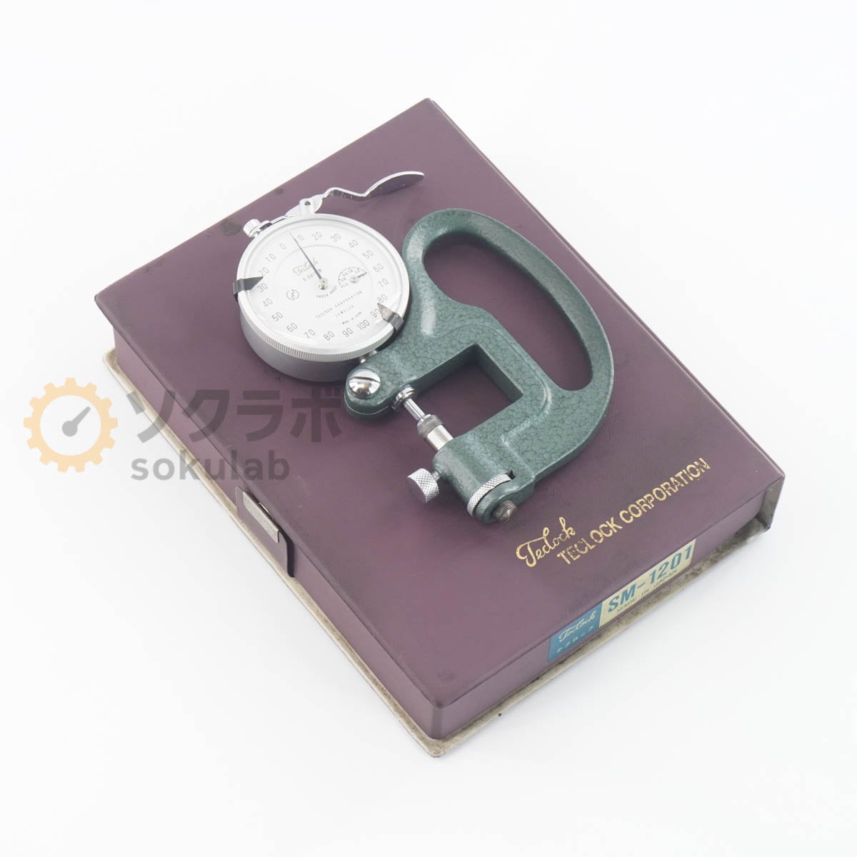 [DW]USED 8���ݾ� Teclock SM-1201 Dial Thickness Gauge ������륷�å��ͥ������� 0.001mm [07380-0327]