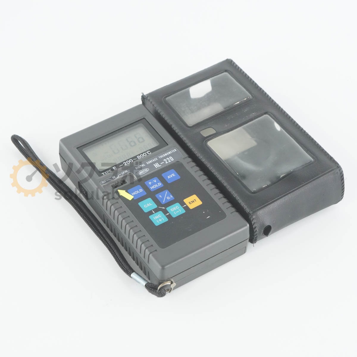 [DW]USED 8���ݾ� ANRITSU HL-220 ��Ω�״� DIGITAL SURFACE THERMOMETER �ǥ�����ɽ�̲��ٷ� -200~800�� [07380-0172]