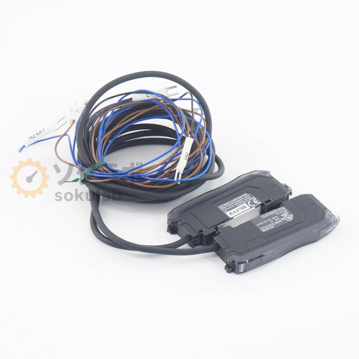 [PG]USED 8���ݾ� 2�ĥ��å� KEYENCE FS-N11N Fiber Amplifier �ե����С������ �ǥ�����ե����С����󥵡� �ե����Х���...[07546-0023]