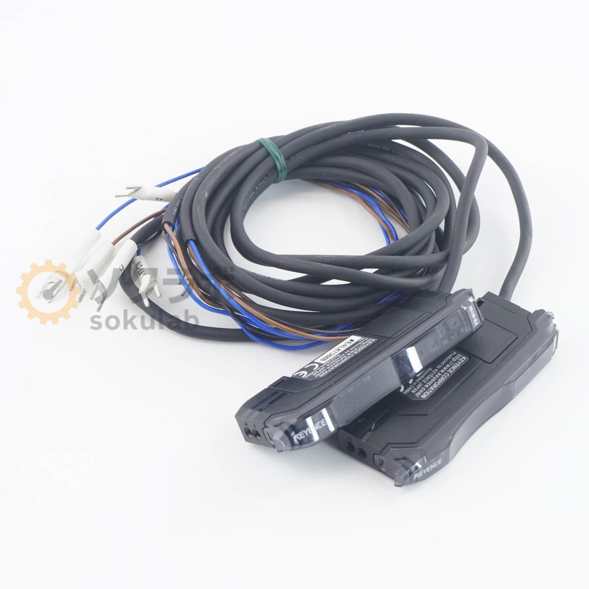 [PG]USED 8���ݾ� 2�ĥ��å� KEYENCE FS-N11N Fiber Amplifier �ե����С������ �ǥ�����ե����С����󥵡� �ե����Х���...[07546-0032]