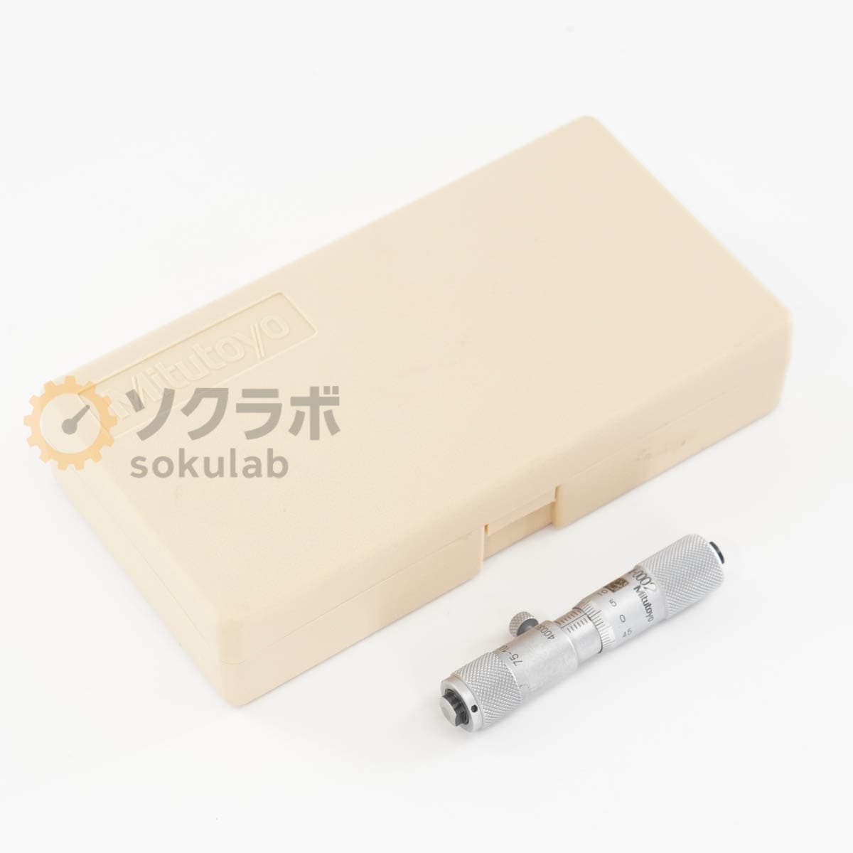 [DW]USED 8���ݾ� Mitutoyo IM-100 133-144 Micrometer ������¦�ޥ������᡼���� 75-100mm [07347-0203]