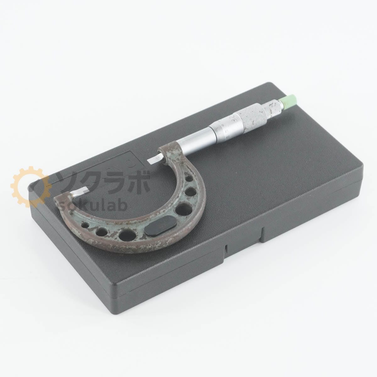 [DW]USED 8���ݾ� 2������ Mitutoyo BLM-50 �� 122-102 �� Micrometer �ޥ������᡼���� 25-50mm 0.01mm [07347-0206]