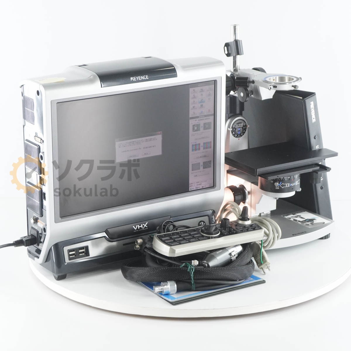 [DW]USED 8���ݾ� ư���ǧ�� KEYENCE VHX-700F VH-S30B DIGITAL MICROSCOPE �ǥ�����ޥ������������� �ǥ����븲���� VHX...[07636-0001]