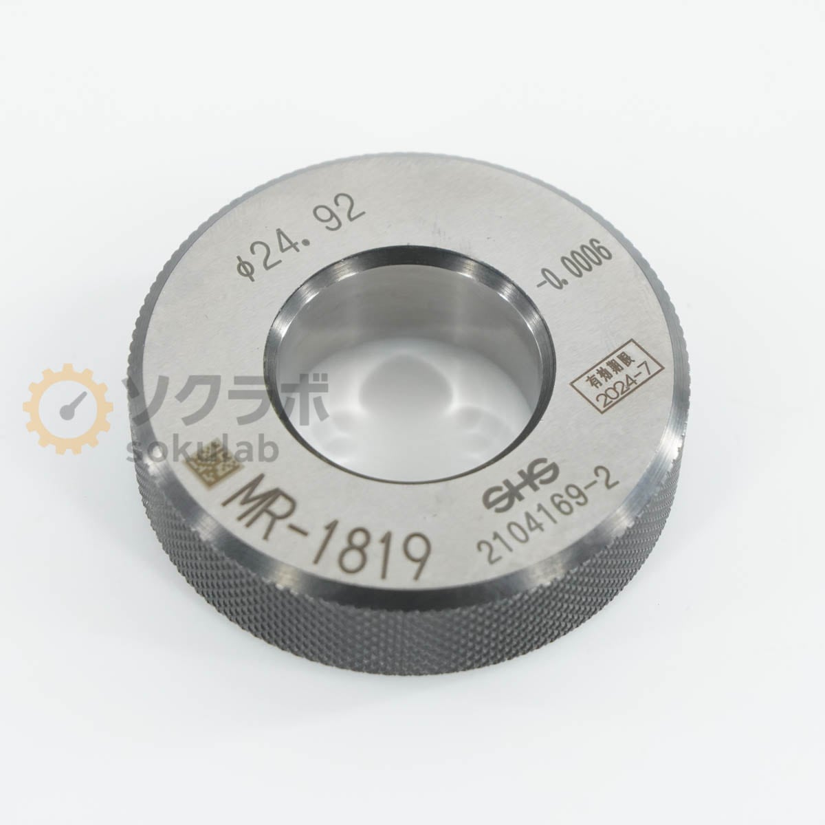 [DW]USED 8���ݾ� SHS ¬�ϼ� ��24.92 -0.0006 Master Ring Gauge �ޥ�������󥰥����� ���åȥ�� [07347-0371]