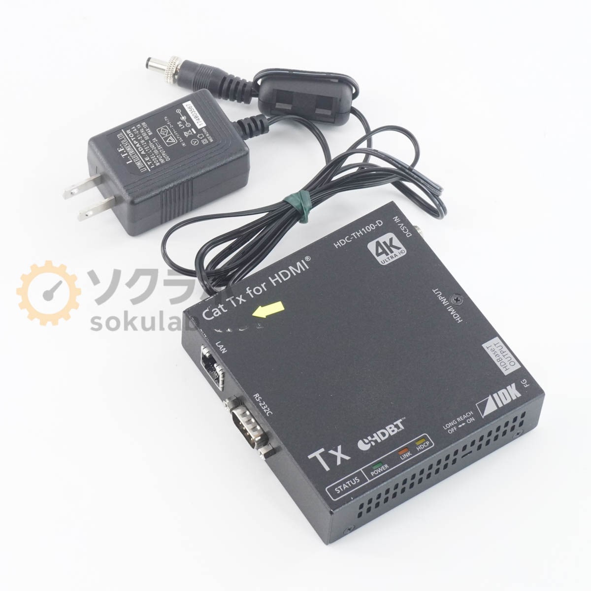 [PG]USED 8���ݾ� 29������ IDK HDC-TH100-D HDMI 4K@60�б� HDBaseT ������ AC�����ץ��� [07688-0050]