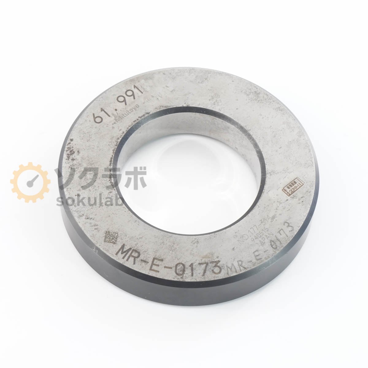 [DW]USED 8���ݾ� Mitutoyo 177-314 61.991 Setting Ring Master Ring Gauge ���åȥ�� �ޥ�������󥰥����� [07347-0275]
