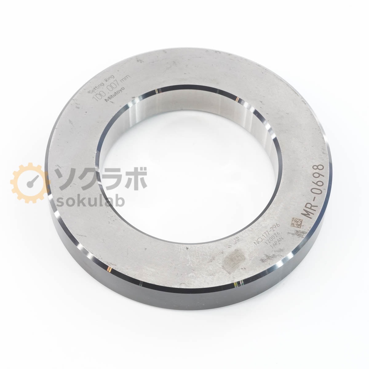 [DW]USED 8���ݾ� Mitutoyo 177-296 100.007mm Setting Ring Master Ring Gauge ���åȥ�� �ޥ�������󥰥����� [07347-0276]