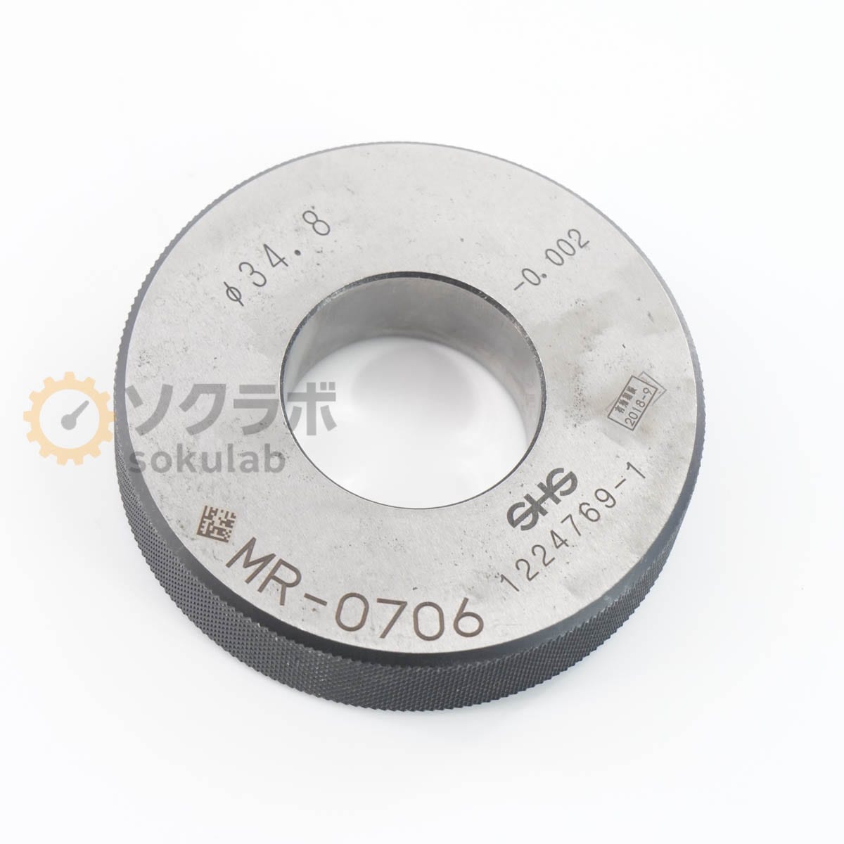 [DW]USED 8���ݾ� SHS ¬�ϼ� ��34.8 -0.002 Master Ring Gauge �ޥ�������󥰥����� ���åȥ�� [07347-0308]