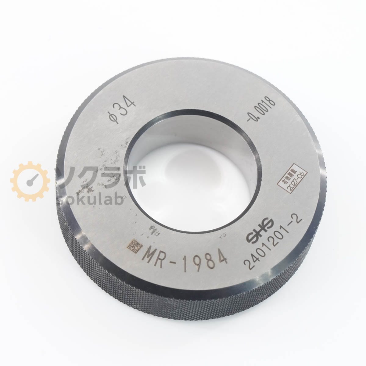 [DW]USED 8���ݾ� SHS ¬�ϼ� ��34 -0.0018 Master Ring Gauge �ޥ�������󥰥����� ���åȥ�� [07347-0333]