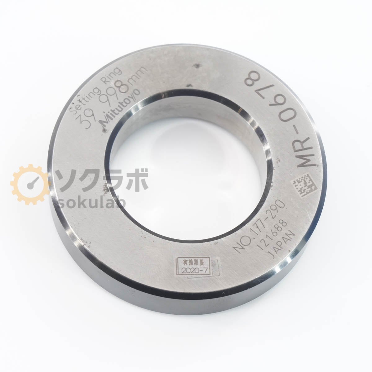 [DW]USED 8���ݾ� Mitutoyo 177-290 39.998mm Setting Ring Master Ring Gauge ���åȥ�� �ޥ�������󥰥����� [07347-0277]