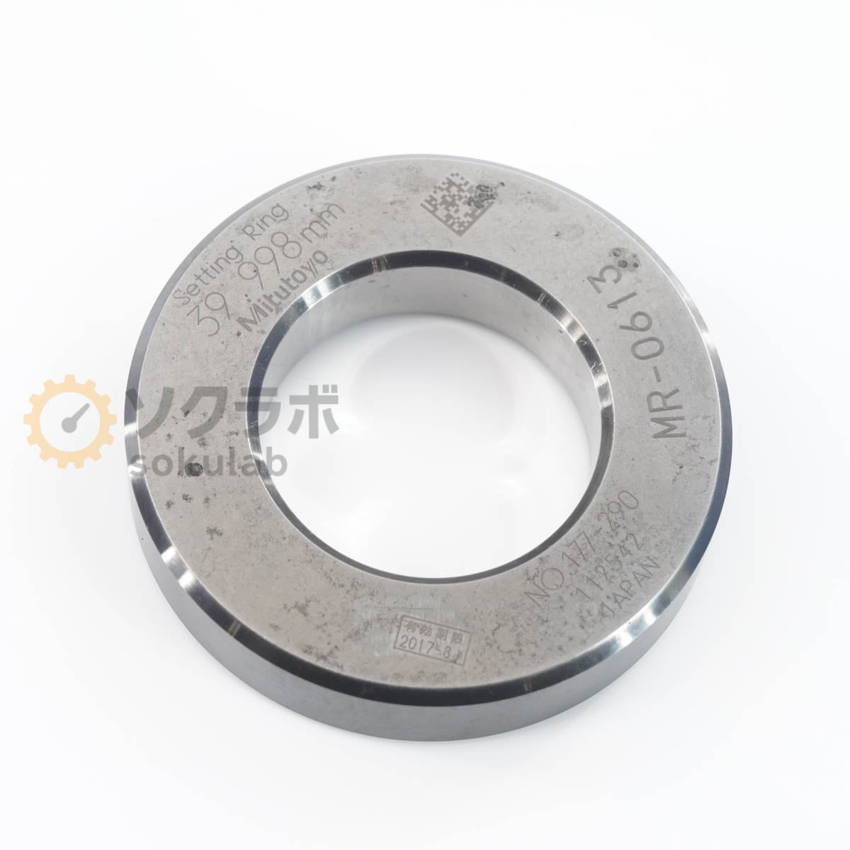 [DW]USED 8���ݾ� Mitutoyo 177-290 39.998mm Setting Ring Master Ring Gauge ���åȥ�� �ޥ�������󥰥����� [07347-0278]