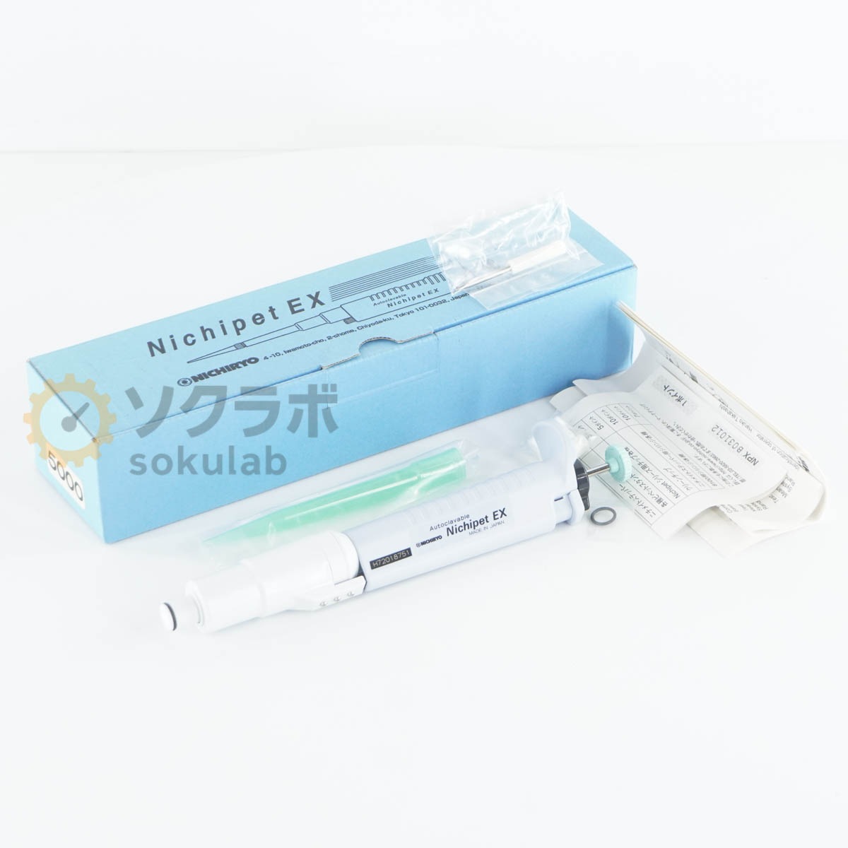 [DW]USED 8���ݾ� NICHIRYO Nichipet EX 5000 Autoclavable Micropipette �ޥ������ԥڥå� �����ȥ��졼�Х֥� 1000~5000...[07751-0017]