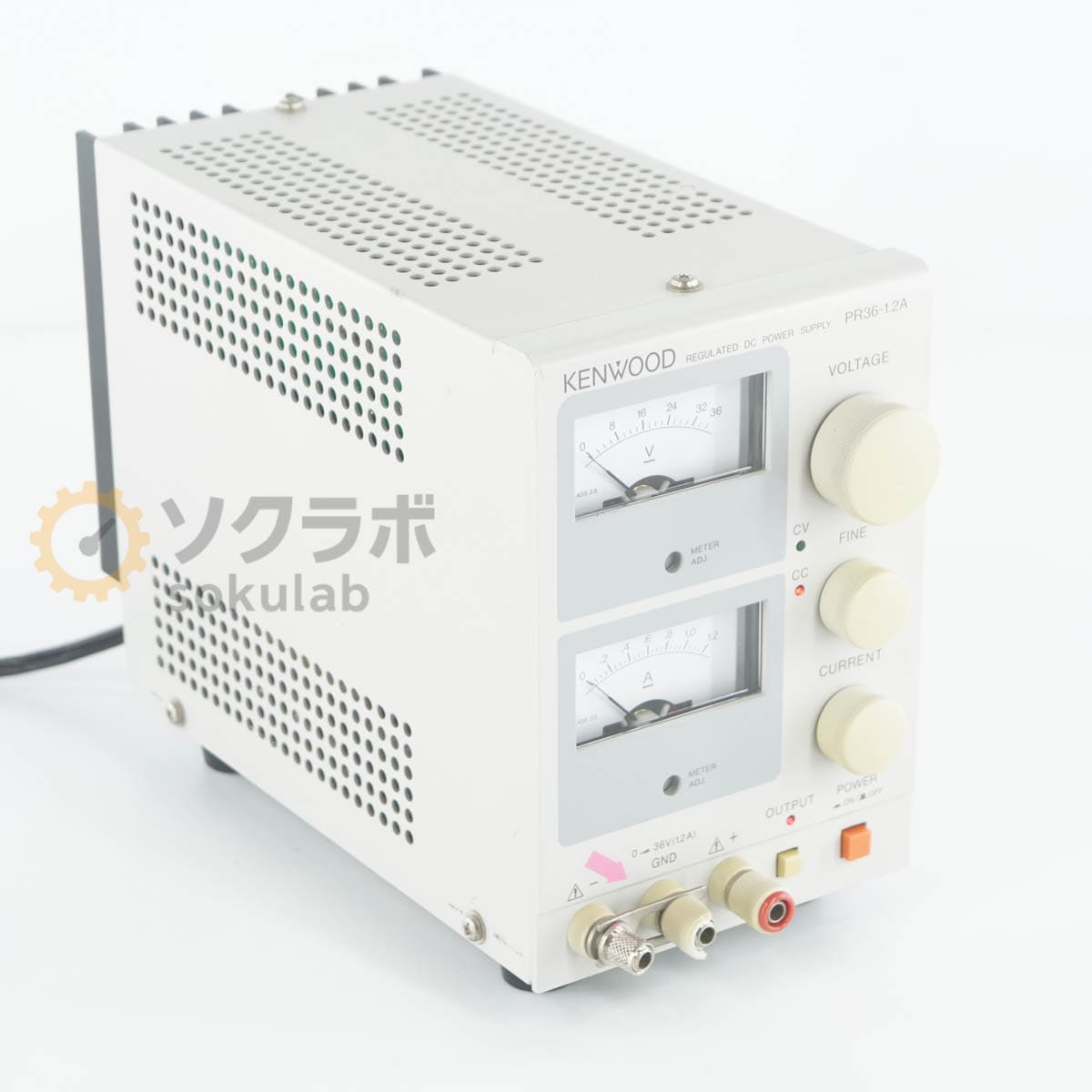 [DW]USED 8���ݾ� KENWOOD PR36-1.2A PR-A REGULATED DC POWER SUPPLY ľή���경�Ÿ� DC�Ÿ� ľή�Ÿ� 0-36V 12A [07641-0241]