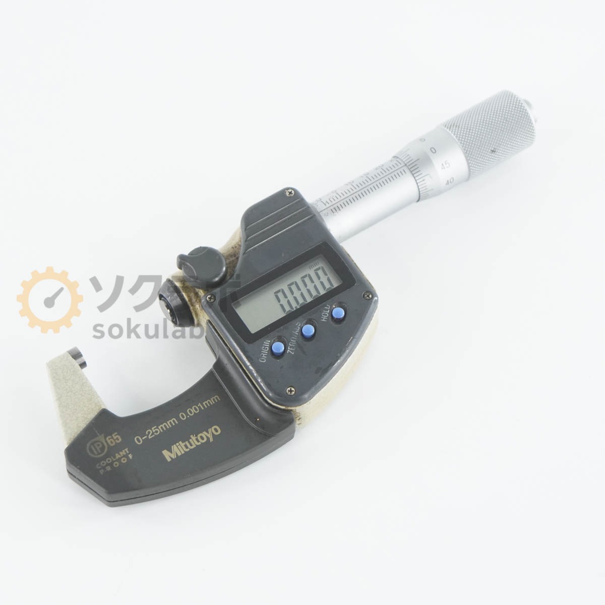 [JB]USED �ݾڤʤ� Mitutoyo 293-230 Digimatic Micrometer �ǥ�����ޥ������᡼���� 0-25mm 0.001mm [07640-0045]