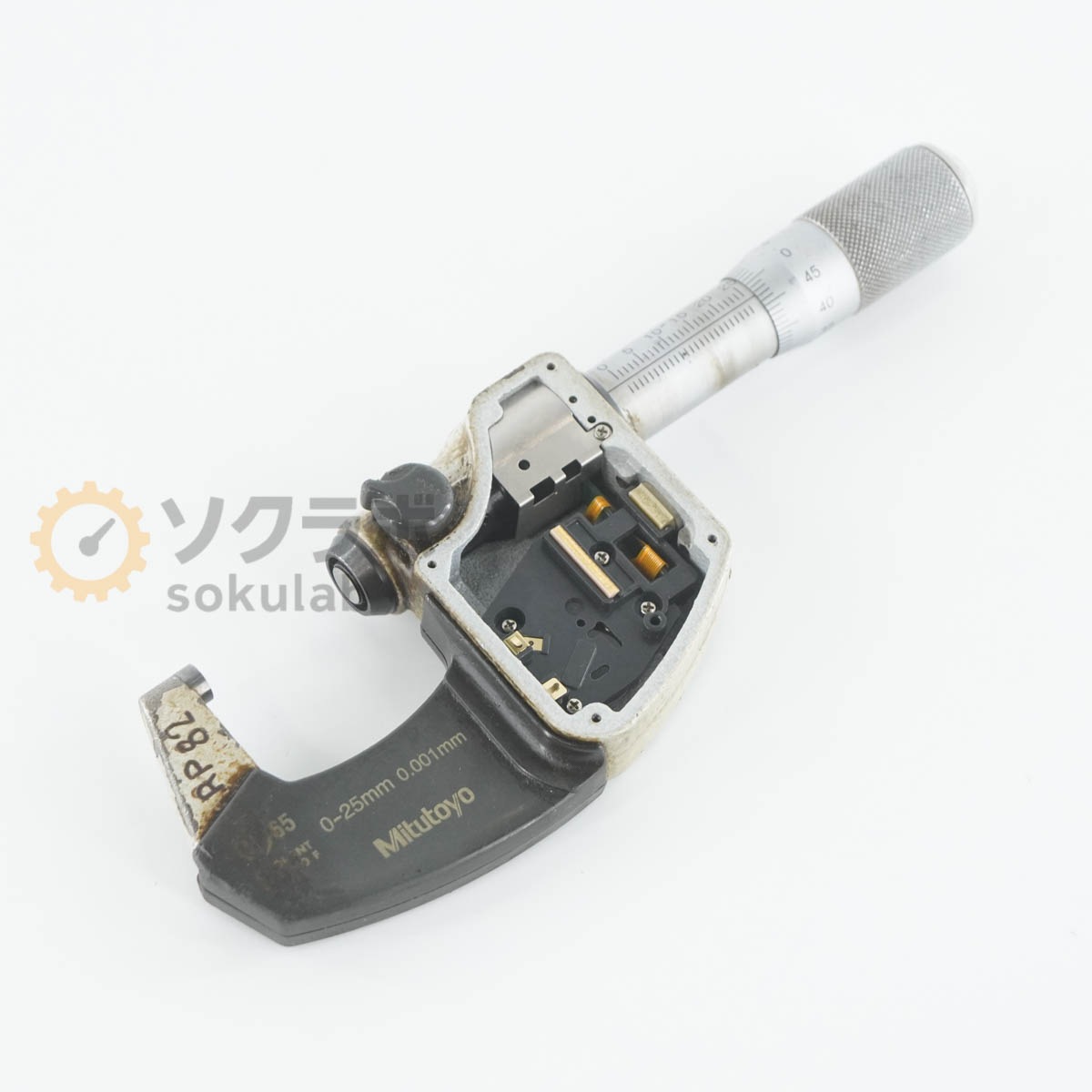 [JB]USED �ݾڤʤ� Mitutoyo 293-230 Digimatic Micrometer �ǥ�����ޥ������᡼���� 0-25mm 0.001mm [07640-0046]