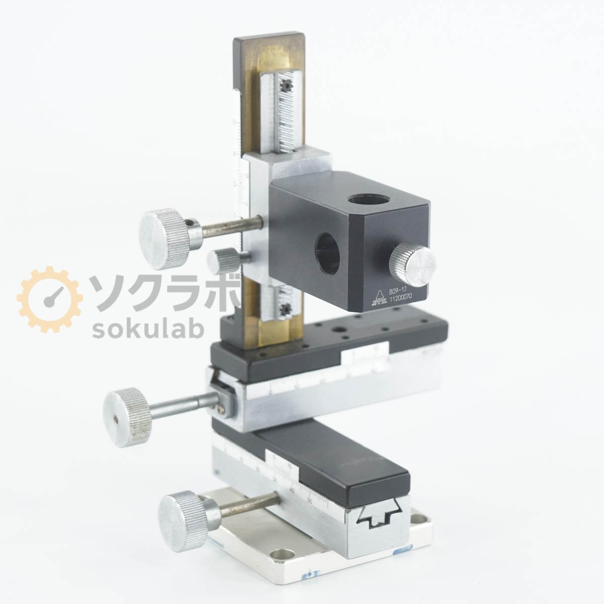 [DW]USED 8���ݾ� SURUGA SEIKI B09-17 Stage ���ơ������� ��ư���꼰XYZ�����ơ��� [07641-0217]