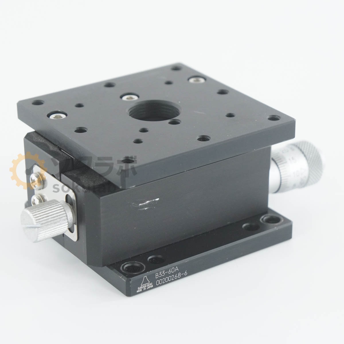 [DW]USED 8���ݾ� 3������ SURUGA SEIKI B33-60A Stage ���ơ������� ��ư���ơ��� ��ʿ��Z�������������饬���� 60mm [07641-0177]