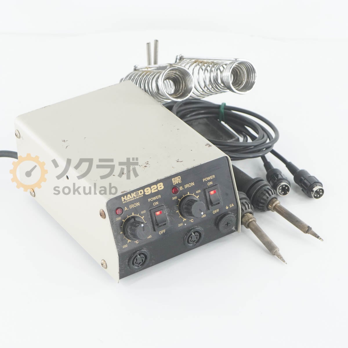 [DW]USED 8���ݾ� HAKKO 928 928MME-ESD SOLDERING STATION �Ϥ������ ���ơ�����󥿥��� �Ϥ������ Ⱦ�Ĥ��� Ⱦ�Ĥ��� ...[07707-0188]