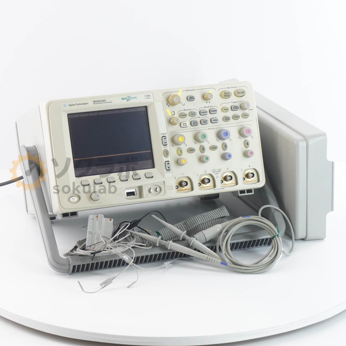 [DW]USED 8���ݾ� ����եƥ���OK Agilent MSO6104A Mixed Signal Oscilloscope �ߥå����ɡ������ʥ롦�������������� OPT...[07467-0040]
