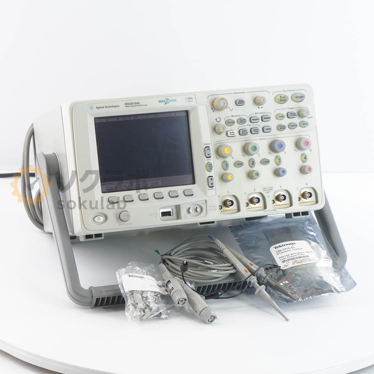 [DW]USED 8���ݾ� ����եƥ���OK Agilent MSO6104A Mixed Signal Oscilloscope �ߥå����ɡ������ʥ롦�������������� 1GH...[07467-0052]