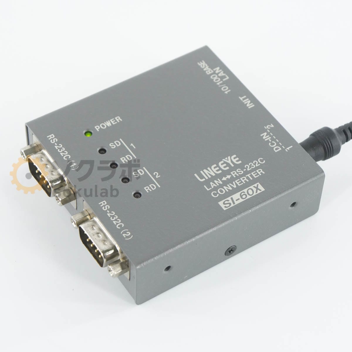 [PG]USED 8���ݾ� 2������ LINE EYE SI-60X ���󥿡��ե���������С����� LAN RS-232C(Dsub9)��2�ݡ����Ѵ� CONVERTER AC...[07815-0017]
