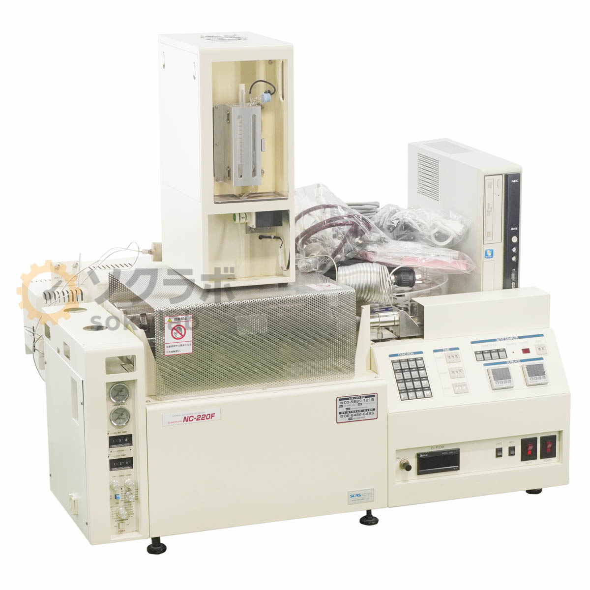 [DW]USED 8���ݾ� SCAS ����ʬ�ϥ��󥿡� NC-220F SUMIGRAPH ���ߥ���� AUTOMATIC HIGH SENSITIVE NC ANALYZER �����ǡ���...[07617-0001]