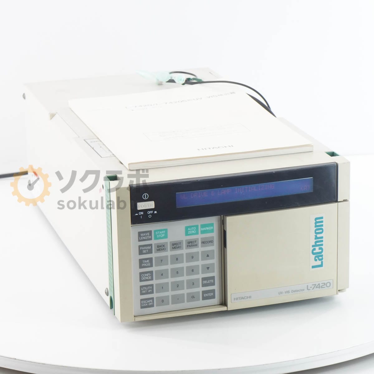 [DW]USED 8���ݾ� HITACHI L-7420 LaChrom HPLC UV-VIS Detector UV-VIS���д� �ե��� Liquid Chromatograph ���Υ����ޥ�...[07769-0003]