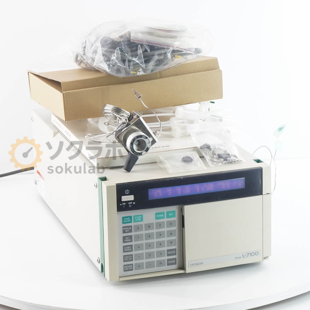 [DW]USED 8���ݾ� HITACHI L-7100 LaChrom HPLC Pump �ݥ�� �ե��� Liquid Chromatograph ���Υ����ޥȥ���� �谷������ [07769-0004]