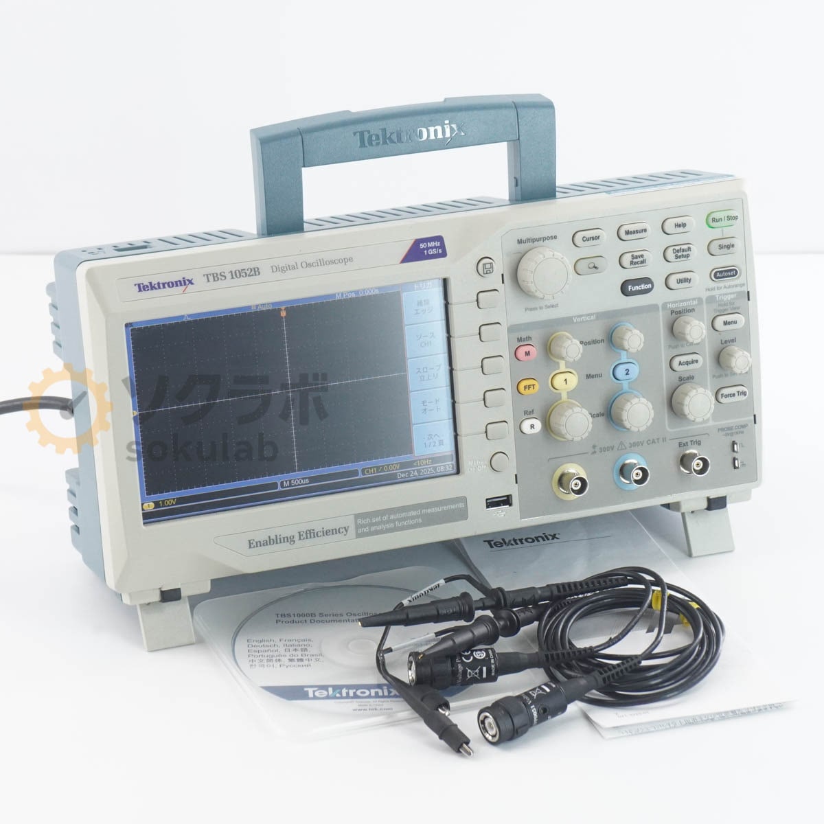 [JB]USED �ݾڤʤ� Tektronix TBS 1052B TBS1052B TBS1000B Digital Oscilloscope �ǥ����륪������������ 50MHz 1GS/s TPP...[07817-0285]