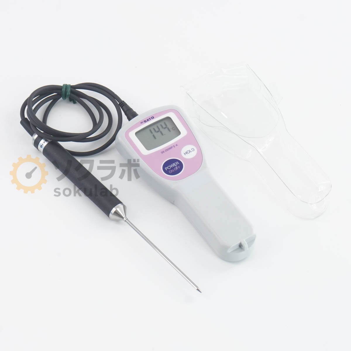 [DW]USED 8���ݾ� SK SATO SK-250WPII-K DIGITAL THERMOMETER �ɿ巿 �ǥ����벹�ٷ� SWPII-01M [07936-0013]