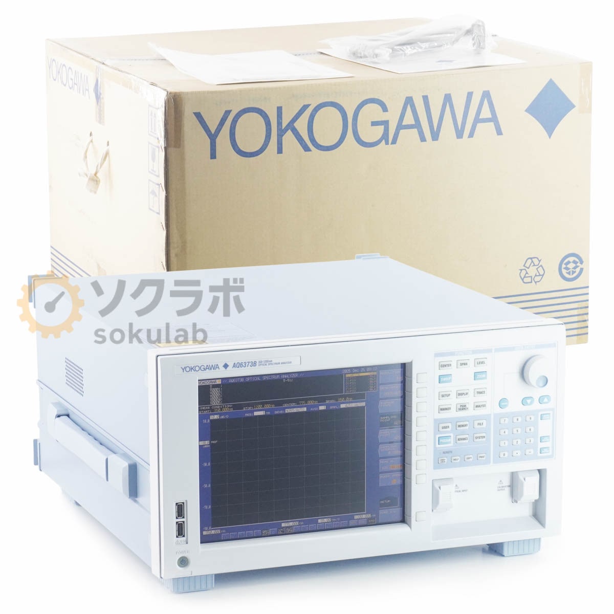 [DW]USED 8���ݾ� ���� 07/2021CAL YOKOGAWA AQ6373B -12-L1-D AQ6370 OPTICAL SPECTRUM ANALYZER OSA �����ڥ��ȥ�ॢ��...[07557-0003]