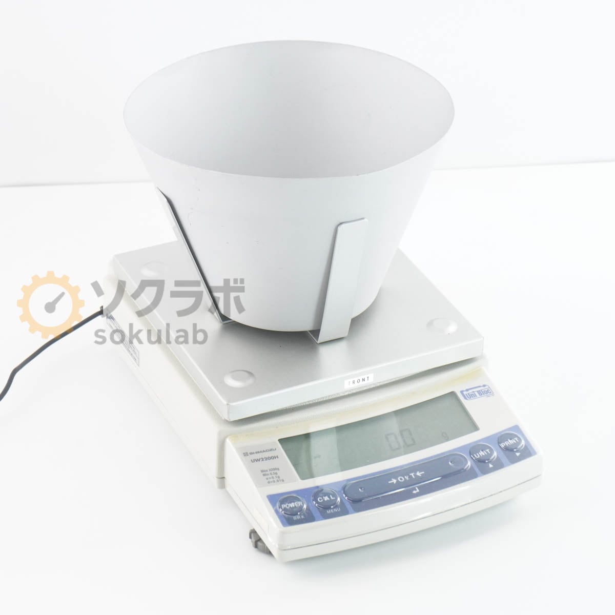 [DW]USED 8���ݾ� SHIMADZU UW2200H ELECTRONIC BALANCE �Ż�ŷ�� �Ż�ŷ�Ӥ� �Ҥ礦��2200g AC�����ץ��� [07936-0010]