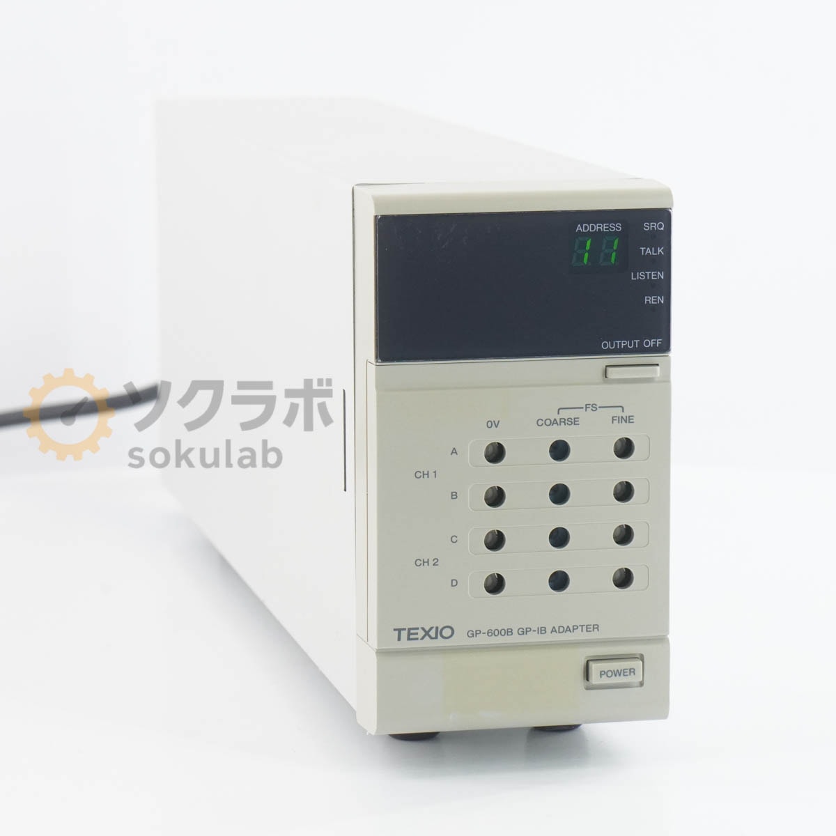 [DW]USED 8���ݾ� 3������ TEXIO GP-600B GP-IB ADAPTER GP-IB�����ץ��� for PA-B Series ľή���경�Ÿ��� ���ץ���� [07734-0010]