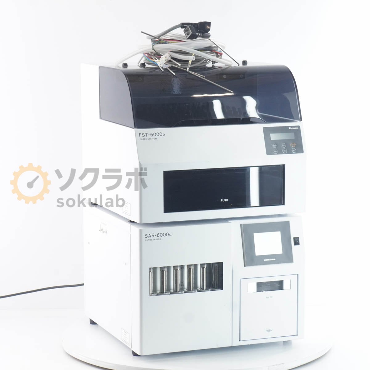 [JB]USED �ݾڤʤ� Toyama FST-6000a SAS-6000a FST-6000 FILTER STATION AUTOSAMPLER �Ͻл�ѥե��륿�����ơ������ ...[07554-0006]
