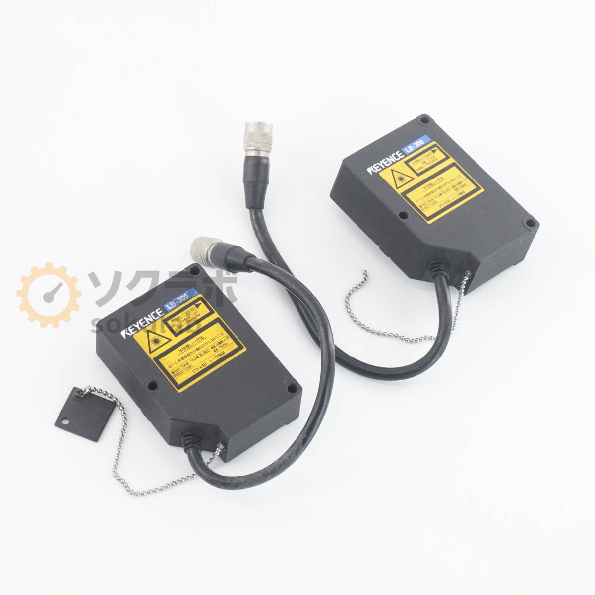[PG]USED 8���ݾ� 2�ĥ��å� KEYENCE LB-300 Sensor Head �졼���Ѱ̷� ���󥵥إå� �졼�����Ѱ̷� ���󥵡��إå� [07963-0076]