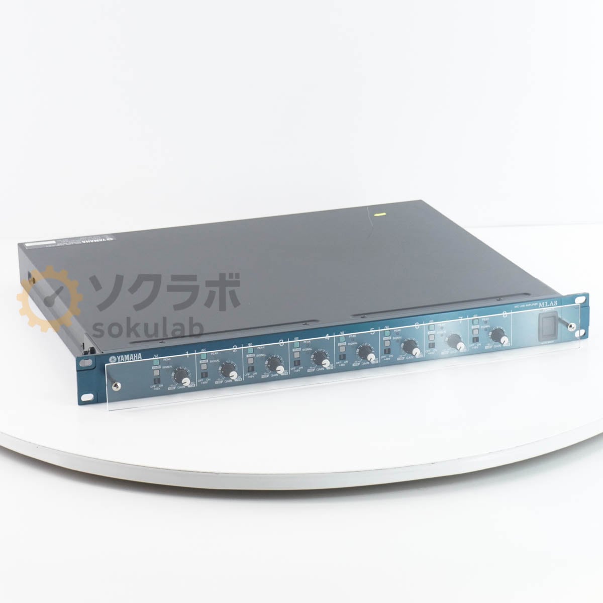 [PG]USED 8���ݾ� 4������ YAMAHA MLA8 �ޥ����ץꥢ��� 8ch �إåɥ���� MIC LINE AMPLIFIER [07905-0027]