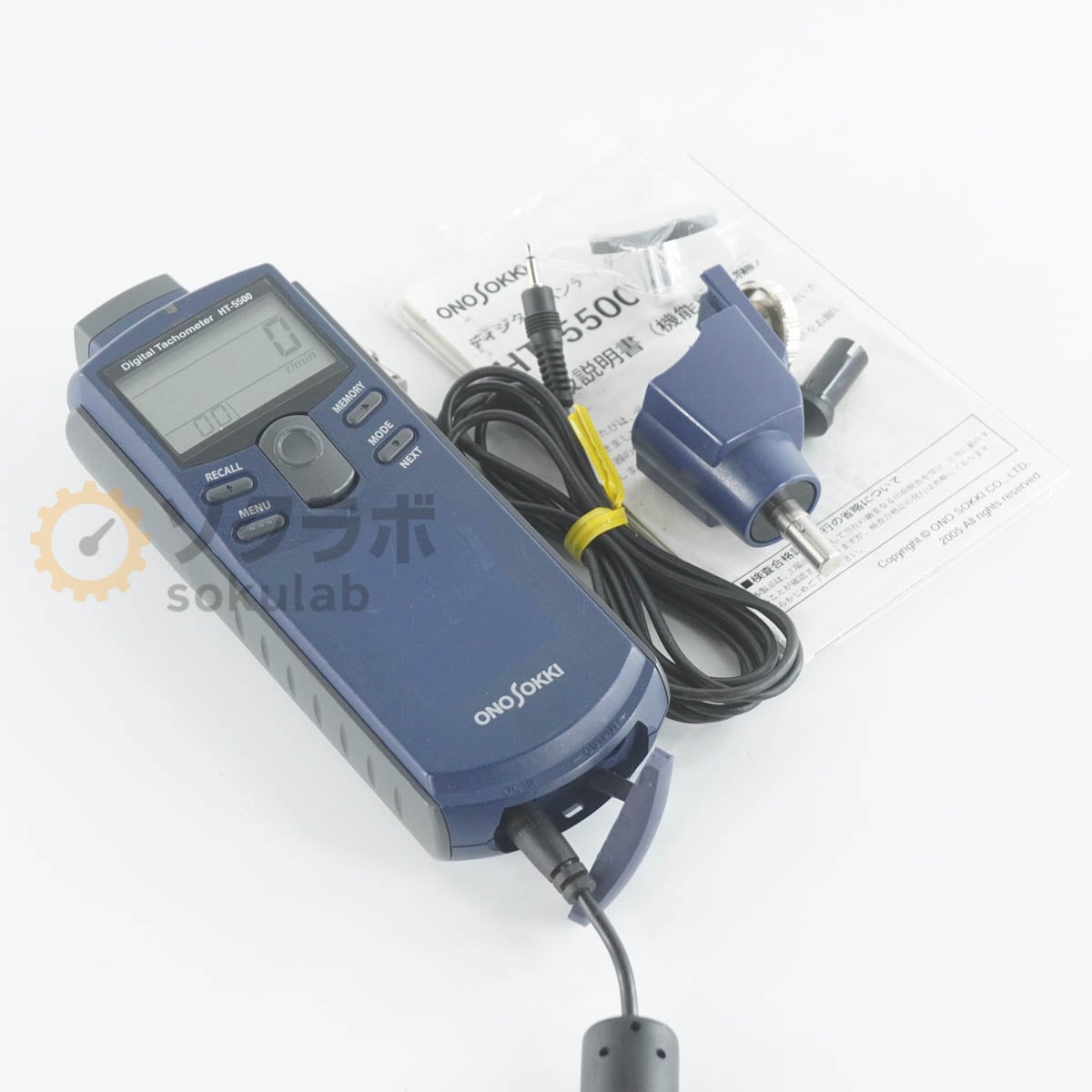 [JB]USED �ݾڤʤ� ONO SOKKI HT-5500 Digital Tachometer �ǥ�����ϥ�ǥ������᡼���� ��ž�� AC�����ץ��� �Ÿ������� ...[07817-0303]