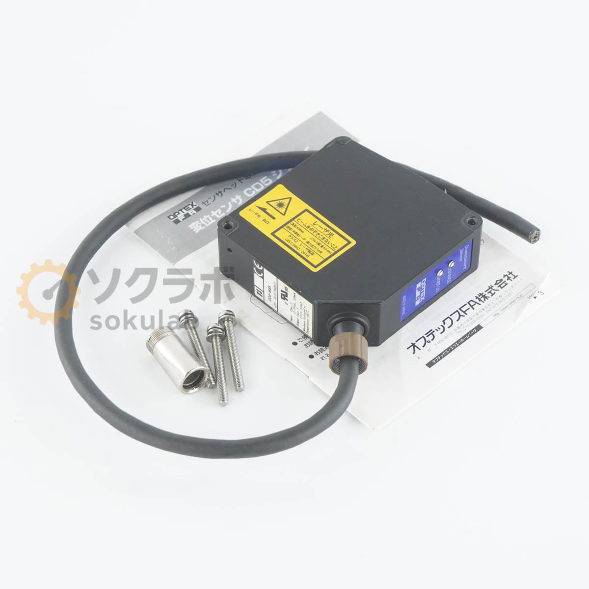 [JB]USED �ݾڤʤ� OPTEX FA CD5-W85 Displacement Sensor �Ѱ̥��� �Ѱ̥��󥵡� �谷������ [07817-0308]