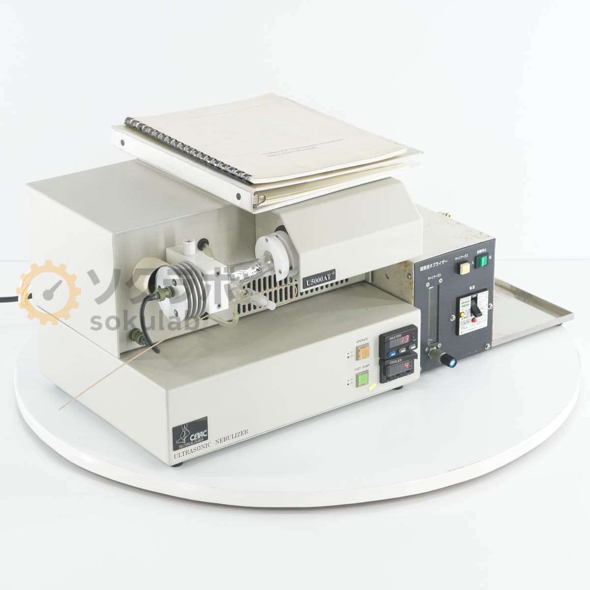 [JB]USED �ݾڤʤ� CETAC U5000AT�� SII ULTRASONIC NEBULIZER Ķ���ȥ֥ͥ饤���� ������ AT�� �谷������ [07826-0006]