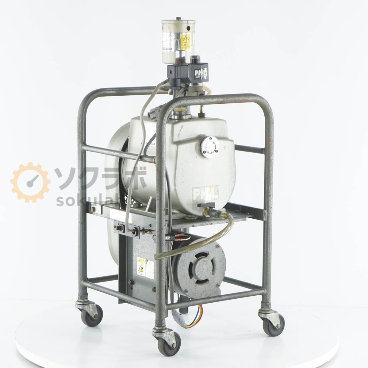 [JB]USED �ݾڤʤ� PHIL SATO VAC ��ƣ���� TSW-100 ����ž�����ݥ�� OIL ROTARY VACUUM PUMP 60Hz [07826-0007]