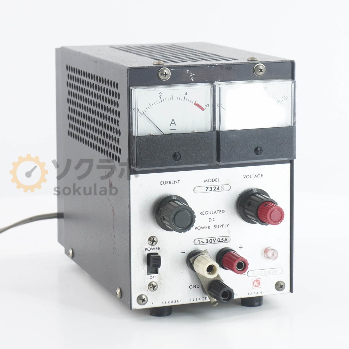 [JB]USED �ݾڤʤ� KIKUSUI 7324S REGULATED DC POWER SUPPLY ľή���경�Ÿ� DC�Ÿ� ľή�Ÿ� 1~30V 0.5A [07734-0041]