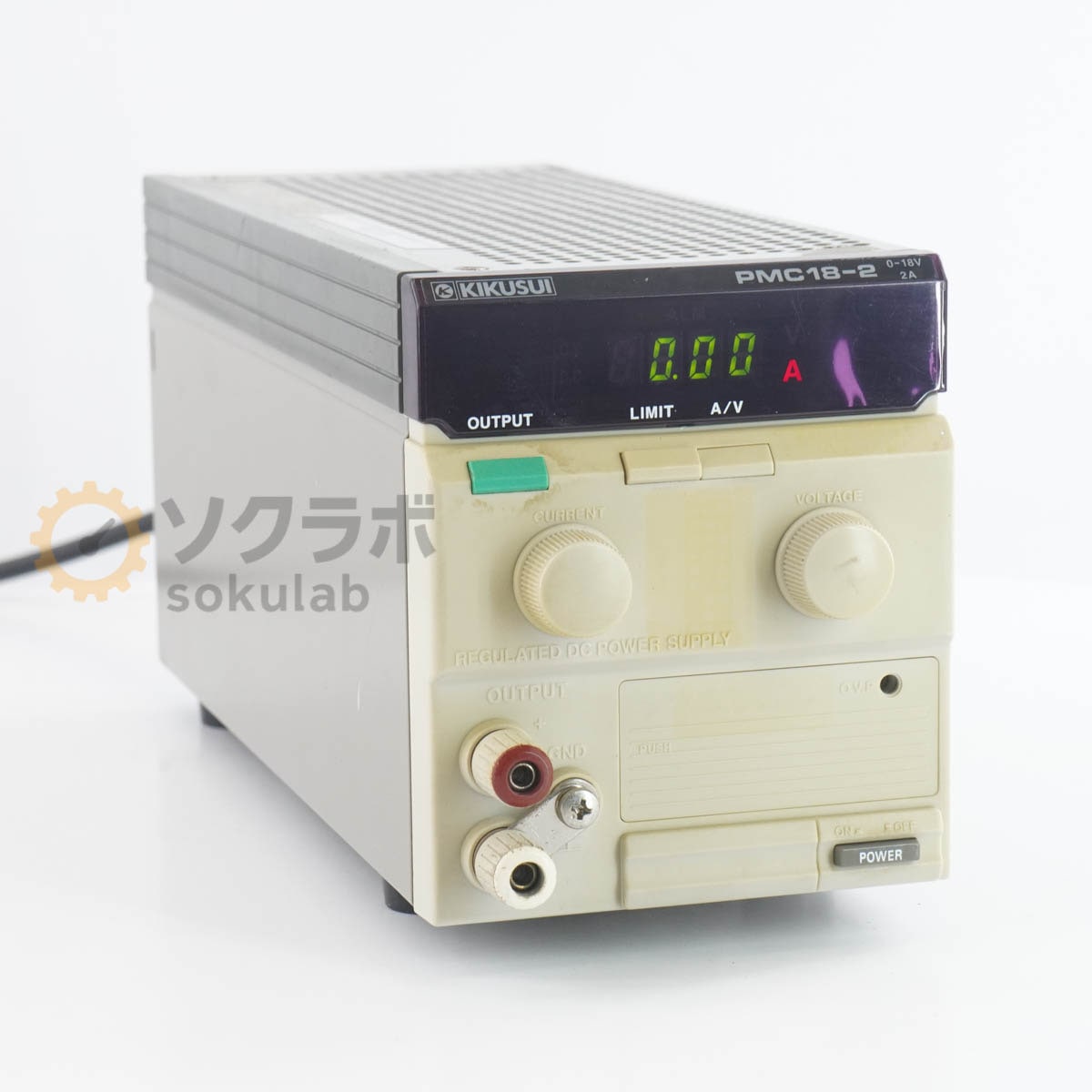 [JB]USED �ݾڤʤ� KIKUSUI PMC18-2 REGULATED DC POWER SUPPLY ľή���경�Ÿ� DC�Ÿ� ľή�Ÿ� 0-18V 2A [07734-0075]