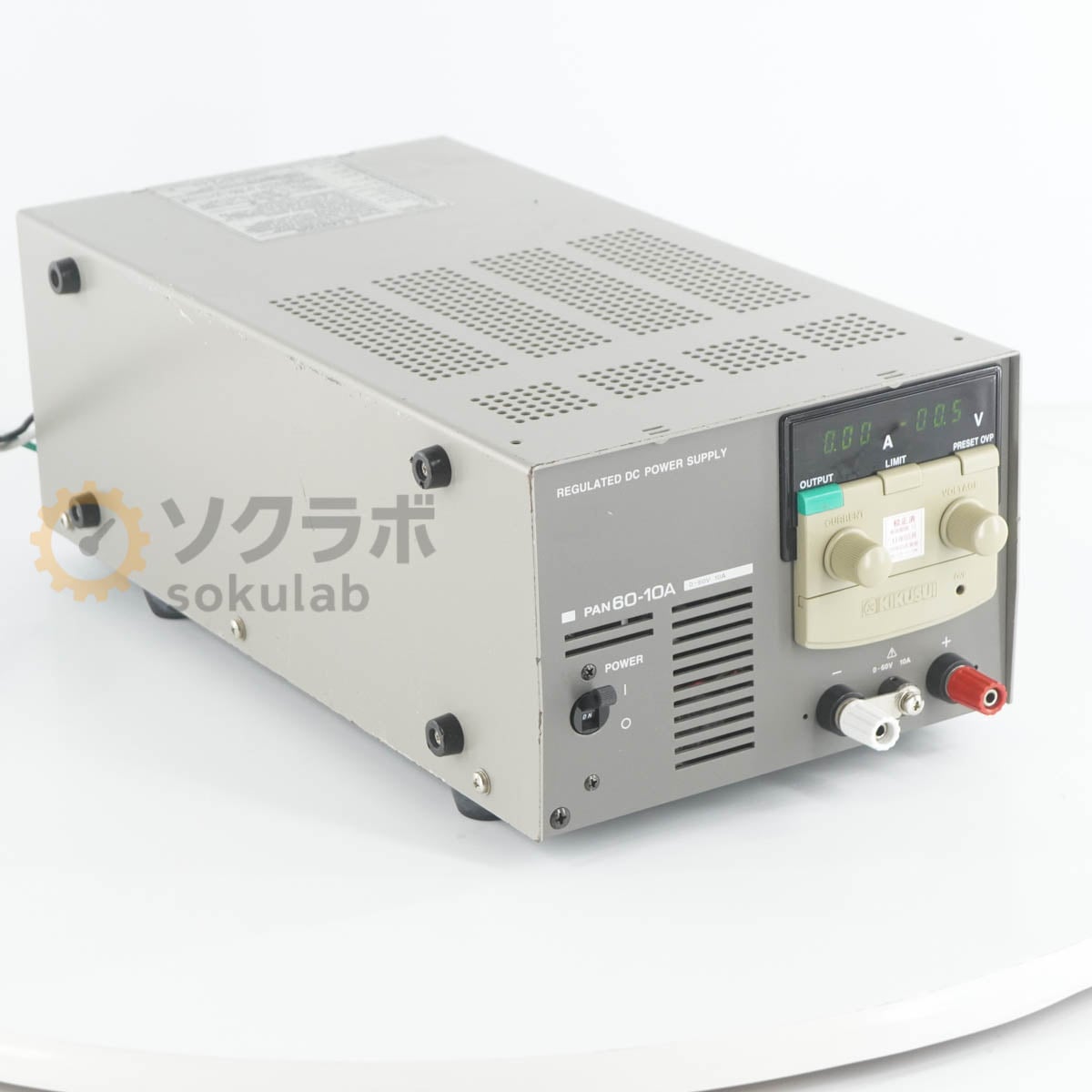 [JB]USED �ݾڤʤ� KIKUSUI PAN60-10A PAN-A REGULATED DC POWER SUPPLY ľή���경�Ÿ� DC�Ÿ� ľή�Ÿ� 0-60V 10A [07734-0120]